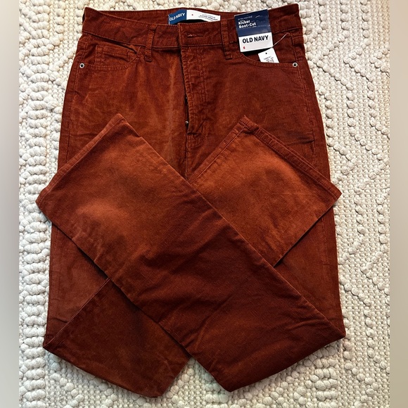 ❤️ NWT GORGEOUS HI-RISE KICKER BOOT CUT CORDS. SIZE 6. GET YOUR FALL ON!! - Picture 3 of 5